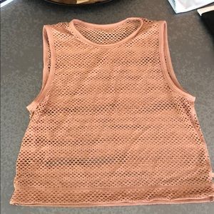 Lulu lemon cropped workout tank